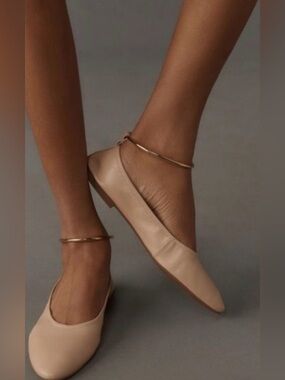 Jeffrey Campbell Tippy Bracelet Ballet Flats in Brown 8.5 New